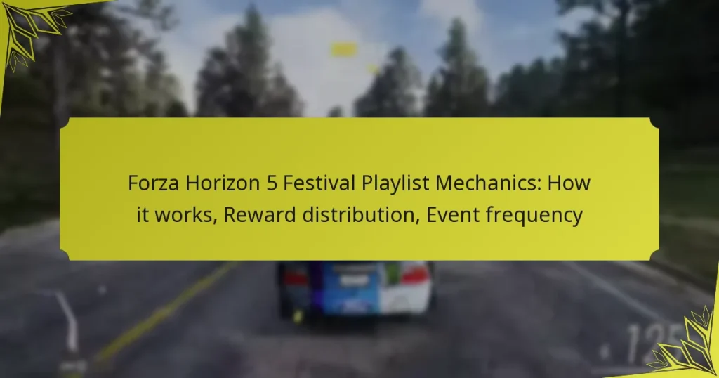Forza Horizon 5 Festival Playlist Mechanics: How it works, Reward distribution, Event frequency