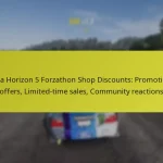 Forza Horizon 5 Forzathon Shop Discounts: Promotional offers, Limited-time sales, Community reactions