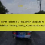 Forza Horizon 5 Forzathon Shop Item Availability: Timing, Rarity, Community insights