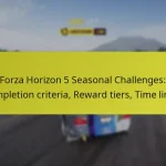 Forza Horizon 5 Seasonal Challenges: Completion criteria, Reward tiers, Time limits