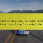 Forza Horizon 5 Xbox Game Pass Exclusive Content: Unlock criteria, Timing, Community feedback