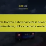 Forza Horizon 5 Xbox Game Pass Rewards: Exclusive items, Unlock methods, Availability