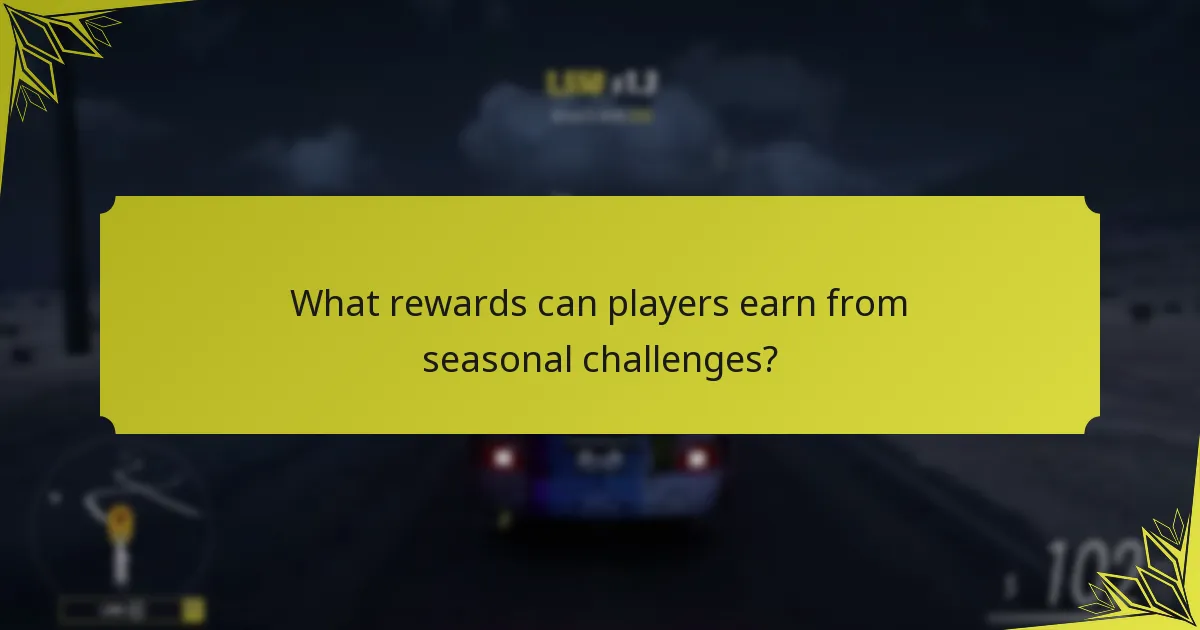 What rewards can players earn from seasonal challenges?